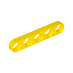 32017-024テクニックリフトアーム1×5-細身イエロー