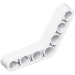 32348-001テクニックリフトアーム1×7ベント(4-4)ホワイト