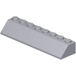 4445-194スロープ45度2×8ライトブルーイッシュグレイ