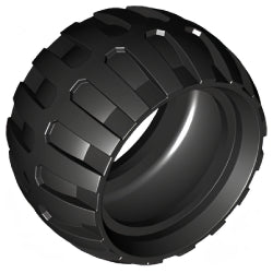 61481-026バルーンタイヤ(スモール)長径43.2ミリ×幅26ミリブラック