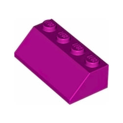 3037-124スロープ45度2×4マジェンタ