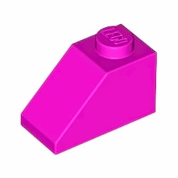 3040-221スロープ45度2×1ダークピンク