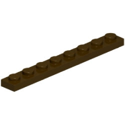 3460-308プレート1×8ダークブラウン