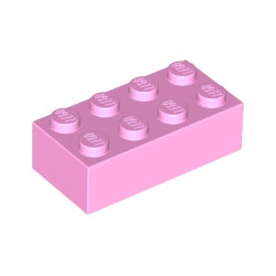 3001-222ブロック2×4ブライトピンク