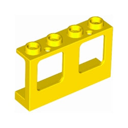 61345-024小窓1×4×2飛行機用イエロー