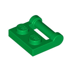 48336-028プレート1×2取っ手付その2グリーン
