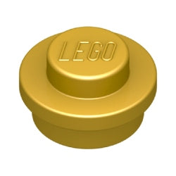 4073-297プレート1×1丸パールゴールド