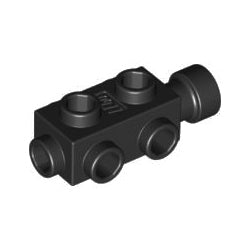 4595-026ブロック1×2×2/3両側と上部にスタッド有ブラック