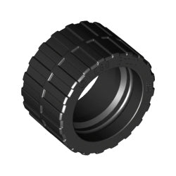 89201-026タイヤ長径24×幅14ミリブラック