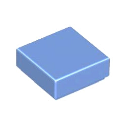 3070b-102タイル1×1ミディアムブルー
