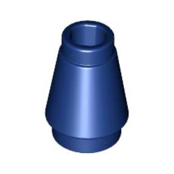 4589b-140コーン1×1ダークブルー