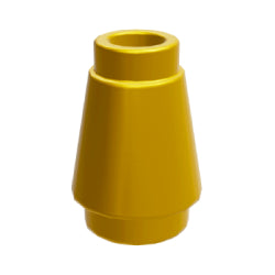 4589b-297コーン1×1パールゴールド