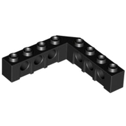32555-026テクニックブロック1×4-1×4直角ブラック