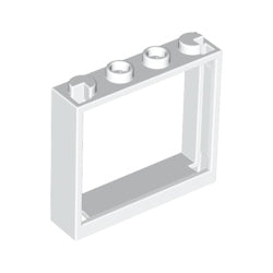 60594-001窓枠1×4×3ホワイト