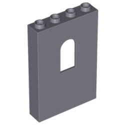 60808-199城壁パネル1×4×5ダークブルーイッシュグレイ