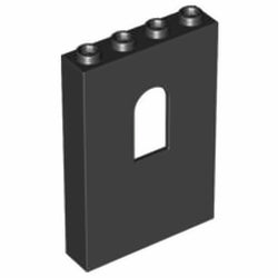 60808-026城壁パネル1×4×5ブラック