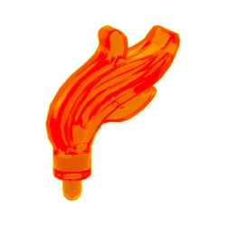 64647-047羽根飾りトランスネオンオレンジ