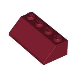 3037-154スロープ45度2×4ダークレッド