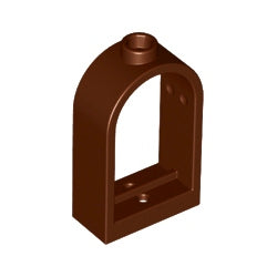 30044-192アーチ型窓枠1×2×2-2/3レディシュブラウン