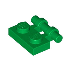 2540-028プレート1×2取っ手付その1グリーン