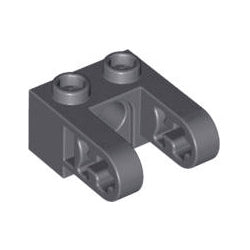 85943-199テクニックブロック1×2ペグ穴1個とリフトアーム付ダークブルーイッシュグレイ