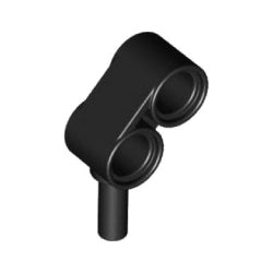 85940-026テクニックピンコネクターペグ穴2つとバー付ブラック