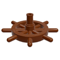 4790b-192船の舵レディシュブラウン