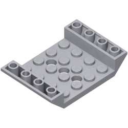 60219-194逆スロープ45度6×4両側傾斜と穴3つライトブルーイッシュグレイ