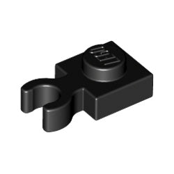 4085c-026プレート1×1垂直クリップ付ブラック