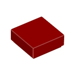 3070b-154タイル1×1ダークレッド
