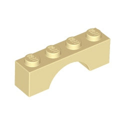 3659-005アーチ1×4タン