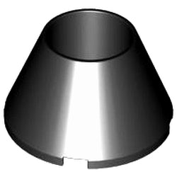 4742-026コーン4×4×2空洞ブラック