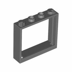 60594-199窓枠1×4×3ダークブルーイッシュグレイ
