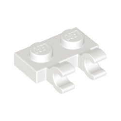60470-001プレート1×2水平クリップ2個付ホワイト
