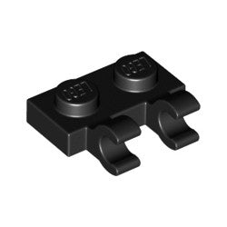 60470-026プレート1×2水平クリップ2個付ブラック