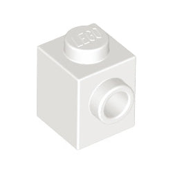 87087-001ブロック1×1-1方向スタッド有ホワイト