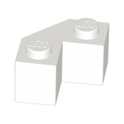 87620-001ブリック2×2切り落とし有 ホワイト