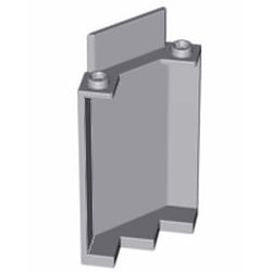87421-194城壁パネル3×3×6ヘリ無しコーナーライトブルーイッシュグレイ