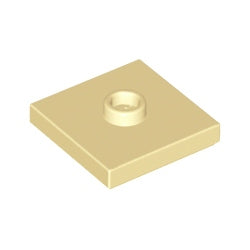 87580-005プレート2×2中央1スタッドタン