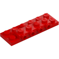 87609-021プレート2×6×2/3側面にスタッド有レッド