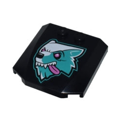 45677pb156ウェッジ4×4×2/3(ウルフヘッドパターン)ブラック