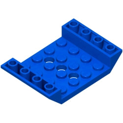 60219-023逆スロープ45度6×4両側傾斜と穴3つブルー