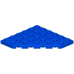 6106-023プレート6×6コーナー無ブルー