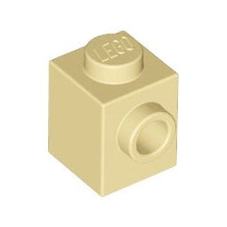 87087-005ブロック1×1-1方向スタッド有タン