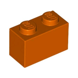 3004-038ブロック1×2ダークオレンジ