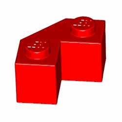 87620-021ブロック2×2切り落とし有レッド