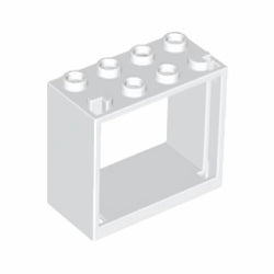 60598-001窓枠2×4×3ホワイト