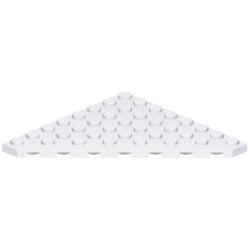 30504-001プレート8×8コーナー無ホワイト