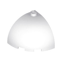 88293-001曲面ブロックコーナー3×3×2ドームホワイト