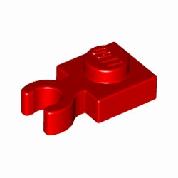 4085c-021プレート1×1垂直クリップ付レッド